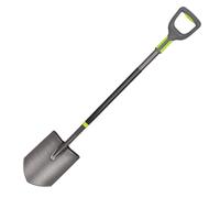 Mivos Bêche à Pointe Professionnelle en Acier au Bore Trempé - 121 cm - Bêche de Jardin Renforcée avec Lame Pointue à Finition Martelée - Pelle de Jardinage à Bord Pointu - Fabriquée en UE