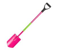 Mivos Bêche Ergonomique en Acier au Bore trempé - 115 cm - avec Manche Ergonomique et poignée en D - pour Femme - avec Lame Pointue et Bord Large - Fabriquée en Union Européenne