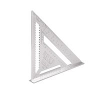 MIVOS Equerre de charpentier 300mm - Equerre de menuisier en aluminium de haute qualité - Equerre de butée, rapporteur, outil de traçage - pour tracer & dessiner avec précision