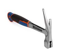 Mivos Marteau de charpentier 600 g - En acier forgé - Avec poignée anti-vibration - Marteau de charpentier avec porte-clou magnétique - Marteau en acier