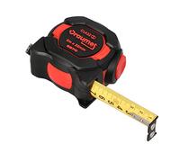 MIVOS - Mètre ruban avec ruban imprimé des deux côtés - Mètre ruban crochet magnétique et clip ceinture - Mètre ruban avec boîtier ergonomique - Certifications CE et MID - 5 m x 25 mm, EG-8870