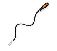 Mivos Outil de Ramassage - Barre Magnétique Flexible avec LED - 560 mm - Pince Magnétique - Force de Traction 2,7 kg - Aimanté Ramasse
