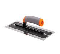 MIVOS Pelle à enduire Premium en acier inoxydable de haute qualité 280x110mm - Spatule pour enduit professionnel - Lisseuse - Outil de cloison sèche - Poignée ergonomique et antidérapante - FABRIQUÉ