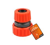 MIVOS Raccord de Tuyau 1/2" à 3/4" - Réduction de Tuyau d'Arrosage - Réparateur de Tuyau d'Eau - Connecteur de Tuyau 1/2" (13mm) par 3/4" (19mm) - Fabriqué en UE