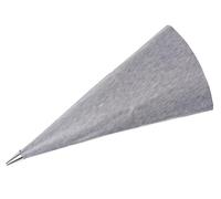 MIVOS Sac de jointoiement - Sac de mortier professionnel avec pointe - pointe en métal - sac de jointoiement résistant à la déchirure - pointes interchangeables - étanche - réutilisable - gris