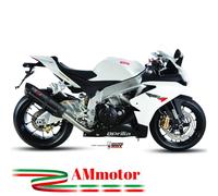 MIVV Pot d'échappement Suono Noir Inox pour Aprilia RSV4 & Tuono V4