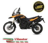 SILENCIEUX MIVV SPEED EDGE ACIER NOIR POUR F 650 GS 2008-2012