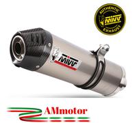 Mivv Oval Bmw F 800 R/gt 2009-20 B.008.lnc Homologated Slip On Muffler Argenté Homologated