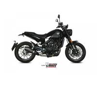 MIVV catalyseur en acier inoxydable Eliminator tube Silencieux ovale pour BENELLI Leoncino 2017
