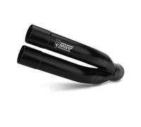 MIVV Double Gun Noir Ligne Slip-On Homologuée KAWASAKI Z900 A2 2017-2019