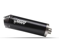 MIVV Échappement complet ovale noir avec embout carbone pour KAWASAKI Versys 650