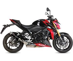 MIVV Échappement gp inox noir Silencieux compatible avec suzuki gsx-s 1000 2015 2016 2017 2018 2019 2020
