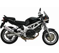 MIVV Échappement oval inox compatible avec Suzuki SV650 1999 2000 2001 2002
