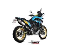 Pot d’échappement MIVV Dakar avec EG-BE Acier inoxydable / acier inoxydable noir