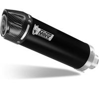 MIVV GP pot d'échappement tout noir avec embout en fibre de carbone pour VOGE Brivido 125 R