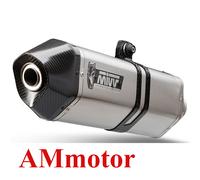 MIVV Silencieux Slip-On Speed Edge H.058.LRX Honda Crossrunner 2015-2020 Argenté Homologué