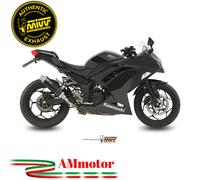 MIVV Pot d'échappement GP Inox noir kat pour Kawasaki Z 300 2015-2016