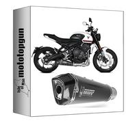 mivv ligne complete homologue catalyse delta race acier noir carbon cap compatible avec triumph trident 660 2021 2022 mototopgun
