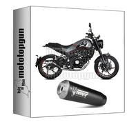 mivv ligne complete homologue catalyse x-m1 acier noir compatible avec benelli leoncino 125 2023 2024 mototopgun