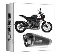 mivv ligne complete homologue nocat delta race acier noir carbon cap compatible avec triumph trident 660 2021 2022 mototopgun