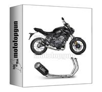 mivv ligne complete racing nocat mk3 carbon high up compatible avec yamaha mt07 mt-07 2023 2024 mototopgun