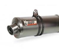MIVV Oval Double Slip-on échappement en acier inoxydable pour APRILIA RSV 1000