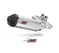 MIVV Silencieux d'échappement B.037.LNC Sport Oval Titane pour BMW F 900 XR 2020-2023