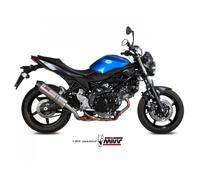 MIVV Ovale Slip-on d'échappement titane approuvé embout en carbone pour SUZUKI SV 650
