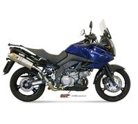 MIVV Ovale Slip-on double échappement approuvé en carbone pour SUZUKI V-Strom 1000