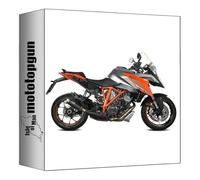 mivv pot d'echappement homologue cat-oem gp-pro acier noir compatible avec ktm 1290 superduke gt 2016 2017 2018 2019 2020 2021 2022 mototopgun