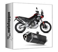 mivv pot d'echappement homologue cat-oem speed edge acier noir carbon cap compatible avec aprilia tuareg 660 2022 mototopgun