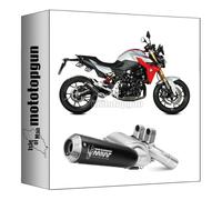 mivv pot d'echappement homologue cat-oem x-m1 acier noir compatible avec bmw f 900 r 2020 2021 2022 mototopgun