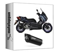 mivv pot d'echappement homologue nocat mover acier noir compatible avec yamaha x-max 300 2021 2022 mototopgun