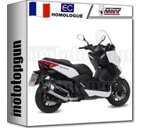 MIVV Pot d'échappement Urban Inox pour Yamaha X‑Max 400 (2013–2016)