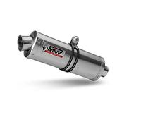 MIVV Silencieux d'échappement S.004.LX1 Oval Inox pour Suzuki SV650 1999-2002