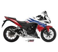 MIVV Silencieux d échappement Slip-On Inox Noir HONDA CBR 500 R 2013-15