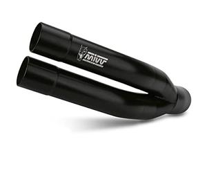 MIVV Silencieux Double Gun Full INOX Noir Benelli 502c
