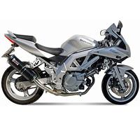 MIVV Silencieux Echappement Ovale Carbone, Compatible avec Suzuki Sv 650 2003