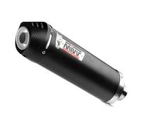 MIVV Silencieux échappement H.020.LEC Ovale Carbone-Carbone pour Honda Hornet 600 2003-2006