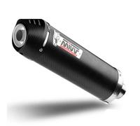 MIVV Silencieux Slip-on Oval Suzuki SV 650/X 2016-24 S.045.l3c Homologué Argenté