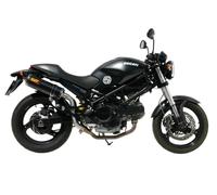 MIVV Slip-on ovale double échappement en acier inoxydable pour DUCATI Monster 695