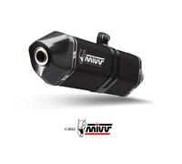 MIVV Speed Edge Silencieux Inox Noir Pour Triumph Tiger 900/GT/PRO/Rally 2024