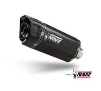 MIVV SR-1 Silencieux D’Échappement Slip-On Inox Noir KYMCO AK 550 2021-24