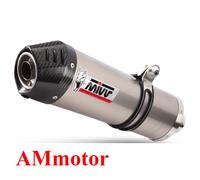 MIVV Silencieux d'échappement Ovale Titane/Carbone pour Suzuki GSF 1250 Bandit