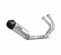 MIVV - Pot d'échappement complet Ovale K.044.L4C Kawasaki Ninja 650/Z650 2017-23 Titane Homologué