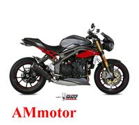 T.016.L9 - Silencieux Mivv SUONO Steel Black TRIUMPH SPEED TRIPLE (16-)