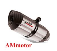 MIVV Silencieux Slip-On Suono T.011.L7 Triumph Tiger 800 11-16 Argenté Homologué
