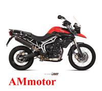 MIVV Silencieux d'échappement Suono Acier Noir pour Triumph Tiger 800 2011-2016
