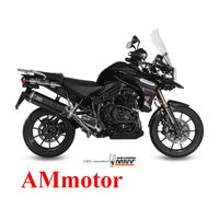 Mivv Triumph Tiger Explorer 1200 2014 14 Pot Echappement Moto Speed Edge Black