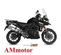 MIVV Silencieux Speed Edge Inox-Carbone pour Triumph Tiger Explorer 1200 2012-2015